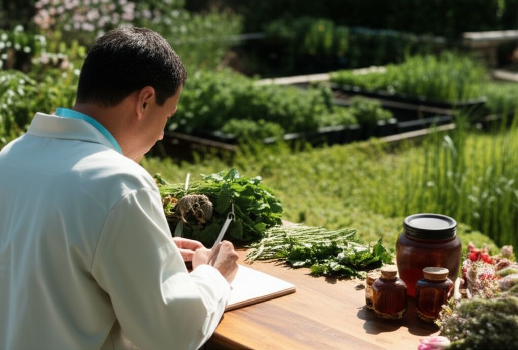 Dr. Hyman researching the bone broth solution with his mother